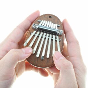 ganasome 8 key mini kalimba exquisite finger thumb piano marimba musical good accessory pendant gift for kids and adults beginners