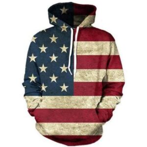 generic brands soul unisex american flag 3d print hoodies sweatshirts pullover with pocket,multicolored1,xl