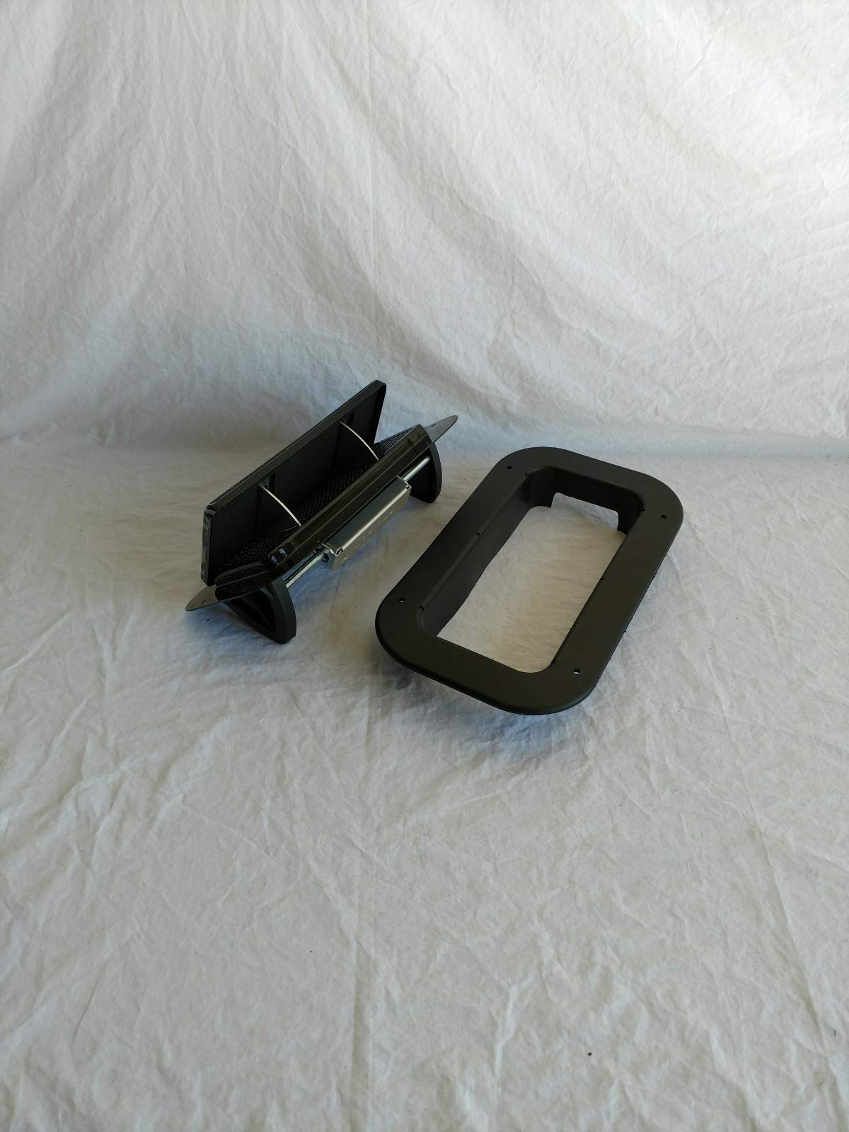 Kay Enterprises Trailer Roof Vent Black Aluminum Low Profile Popup Air Flow Trim Ring and Gasket