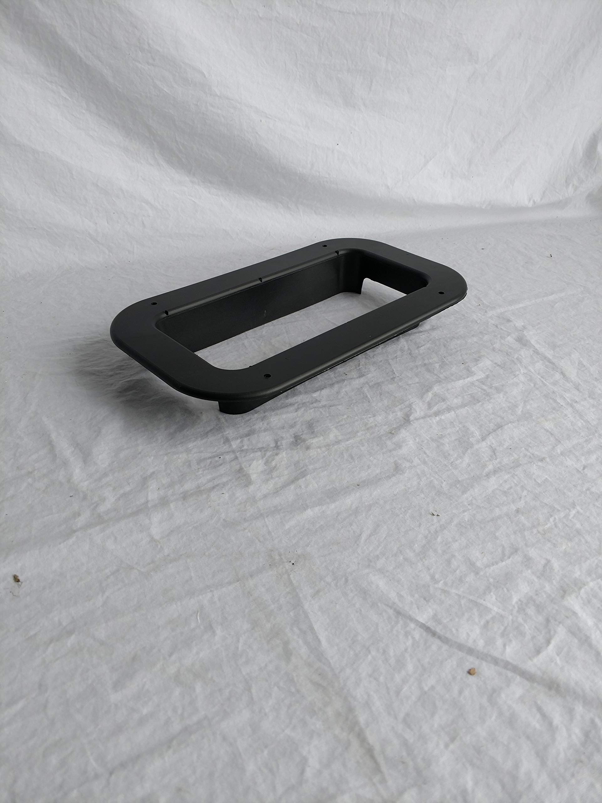 Kay Enterprises Trailer Roof Vent Black Aluminum Low Profile Popup Air Flow Trim Ring and Gasket