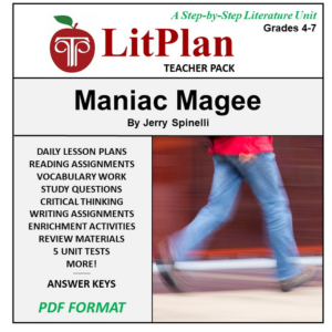 homeschool and online learning novel study guide for maniac magee