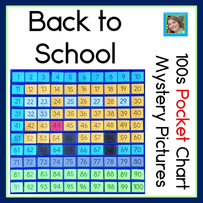 Back to School 100 POCKET charts