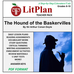 homeschool and online learning novel study guide for hound of the baskervilles