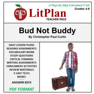 homeschool and online learning novel study guide for bud, not buddy