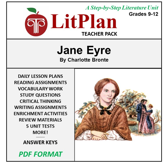 Homeschool and Online Learning Novel Study Guide for Jane Eyre