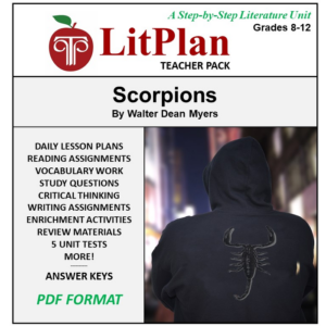 homeschool and online learning novel study guide for scorpions