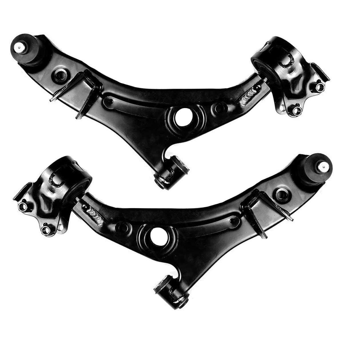 AutoShack Front Lower Control Arms and Ball Joints Assembly with Bushings Pair of 2 Replacement for 2007-2011 2012 2013 2014 Ford Edge 2007-2015 Lincoln MKX 2.0L 3.5L 3.7L V6 AWD FWD CAK1118-1119