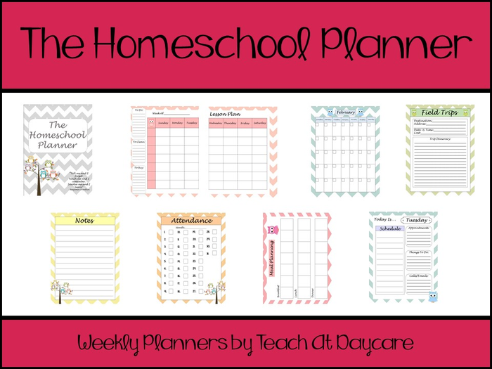 Printable Homeschool Planner