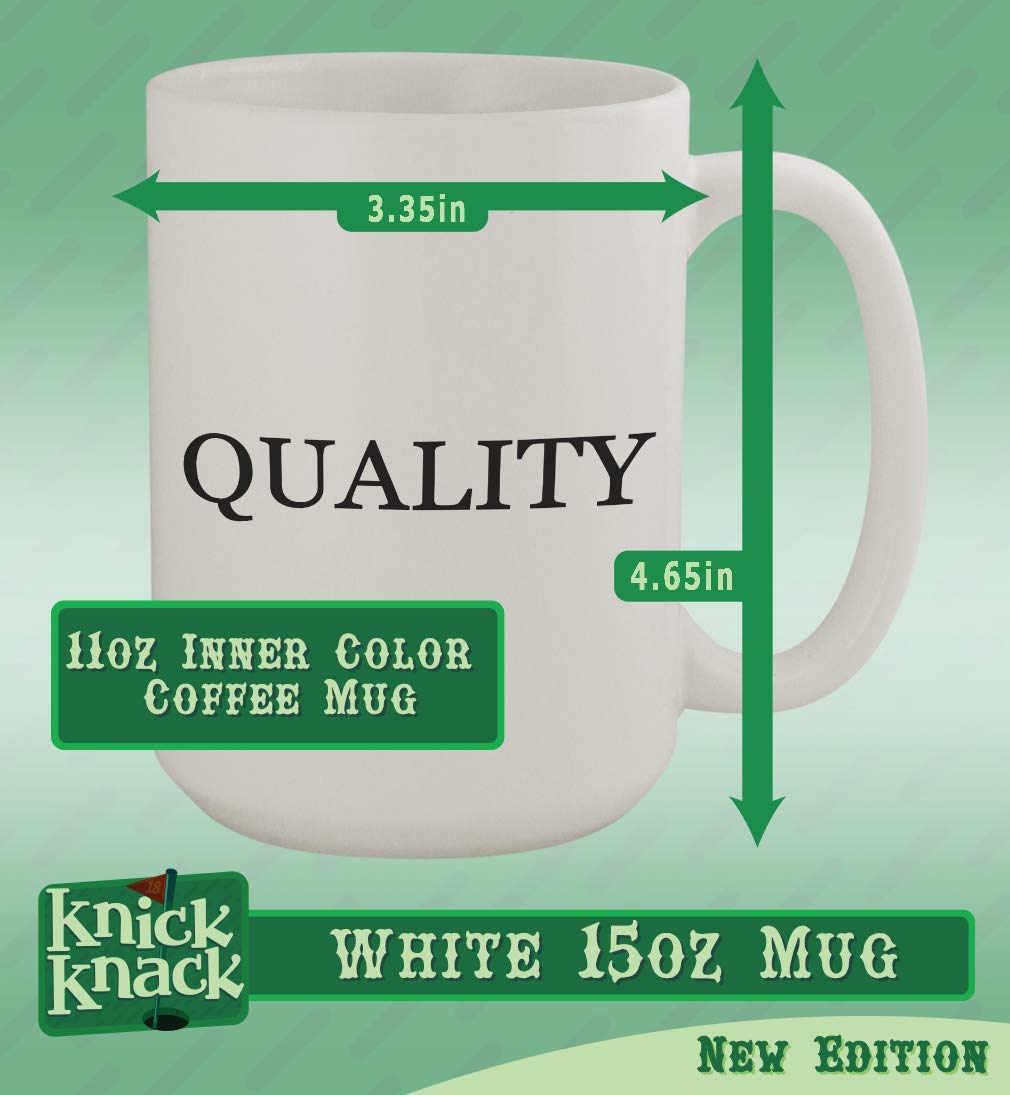 Knick Knack Gifts got crepe? - 15oz Ceramic White Coffee Mug, White