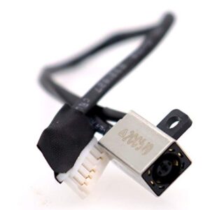 Deal4GO DC Power Jack Cable Charging Adapter Port FWGMM 0FWGMM Replacement for Dell Inspiron 3567 3565 3576 3467 Vostro 3468 3568 3578