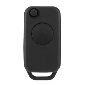 Senyar Key Fob Case, Flip 1 Button Remote Key Fob Case Shell Cover Protection Car Replacement Parts Fit for Benz Class 1984-2004