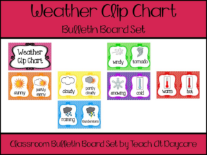 printable weather clip chart