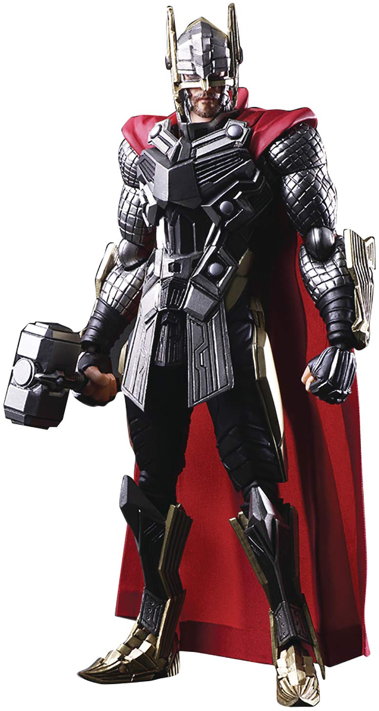 Square Enix Marvel Universe Thor Variant Bring Arts Action Figure, Multicolor