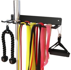 alvade storage rack storage rack for fitness bands,straps,jump ropes, foam rollers