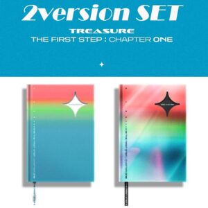 treasure [2version set] 1st single album [the first step : chapter one] 2album + 2roll poster