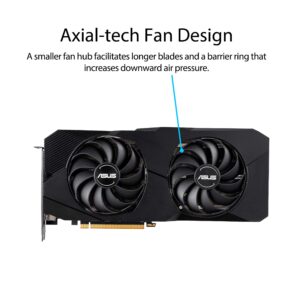 ASUS DUAL AMD Radeon RX 5700 XT EVO OC Edition Gaming Graphics Card (PCIe 4.0, 8GB GDDR6 memory, HDMI, DisplayPort, 1440p Gaming, Axial-tech Fan Design, Auto-Extreme, metal backplate) (DUAL-RX5700XT-O