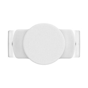 PopSockets Phone Grip Slide for Phones and Cases, Sliding Phone Grip with Expanding Kickstand - White