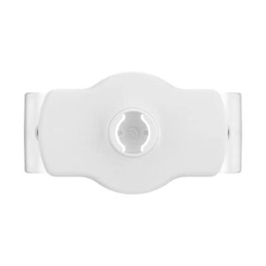 PopSockets Phone Grip Slide for Phones and Cases, Sliding Phone Grip with Expanding Kickstand - White