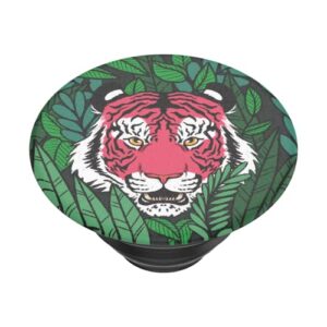 ​​​​PopSockets Phone Grip with Expanding Kickstand, Animal PopGrip - Wild Tiger