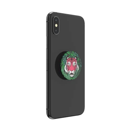 ​​​​PopSockets Phone Grip with Expanding Kickstand, Animal PopGrip - Wild Tiger