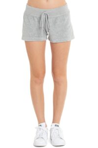 hard tail women's low rise terry short heather gray xl