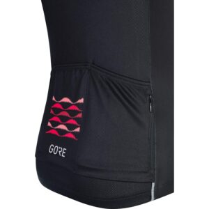 GORE WEAR Women's Skyline Jersey, Gore Selected Fabrics, S, Black/Hibiscus Pink