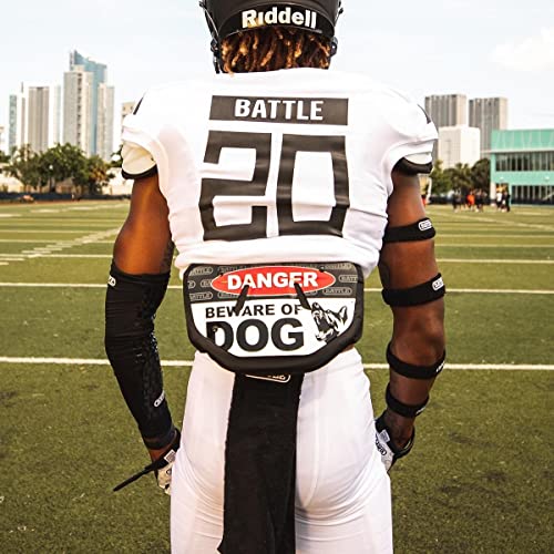 Battle Sports Novelty Football Back Plate- Lower Backplate - Rear Lower Back Protector Hard Outer Shell & Contoured Foam for Youth, Kids and Adults