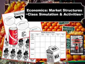 economics: market structures class activity | distance learning