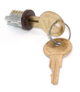 timberline lock plug stat bronze keyed alike key number 100 (4)