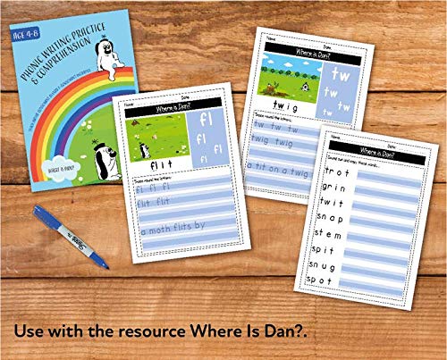 Writing And Comprehension Practice: Where Is Dan (4-8 years)