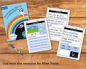 writing and comprehension practice: an alien visits (4-8 years)