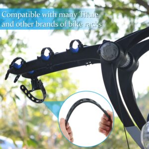 12 Pieces Bike Rack Cradle Strap Bicycle Rack Cradle Replacement Cycling Rubber Chain Strap for Bike Rack