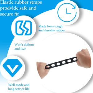 12 Pieces Bike Rack Cradle Strap Bicycle Rack Cradle Replacement Cycling Rubber Chain Strap for Bike Rack