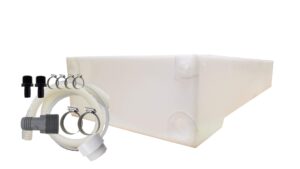 class a customs | under mount 30 gallon rv concession fresh and gray water holding tank & plumbing kit | um-3000-bpk