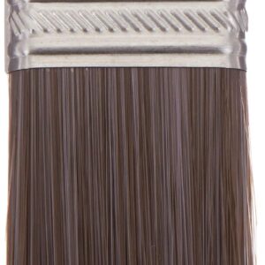 Amazon Basics 1-1/2" Flat Edge Master Pro Paint Brush, Brown