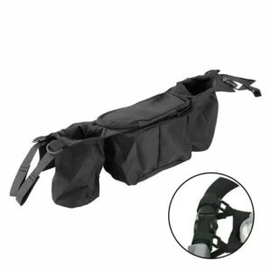 Ucity Stroller Safe Console Tray Cup Holder Buggy Pocket Organizer for Stroller, Wheelchair, Rollator, Walker