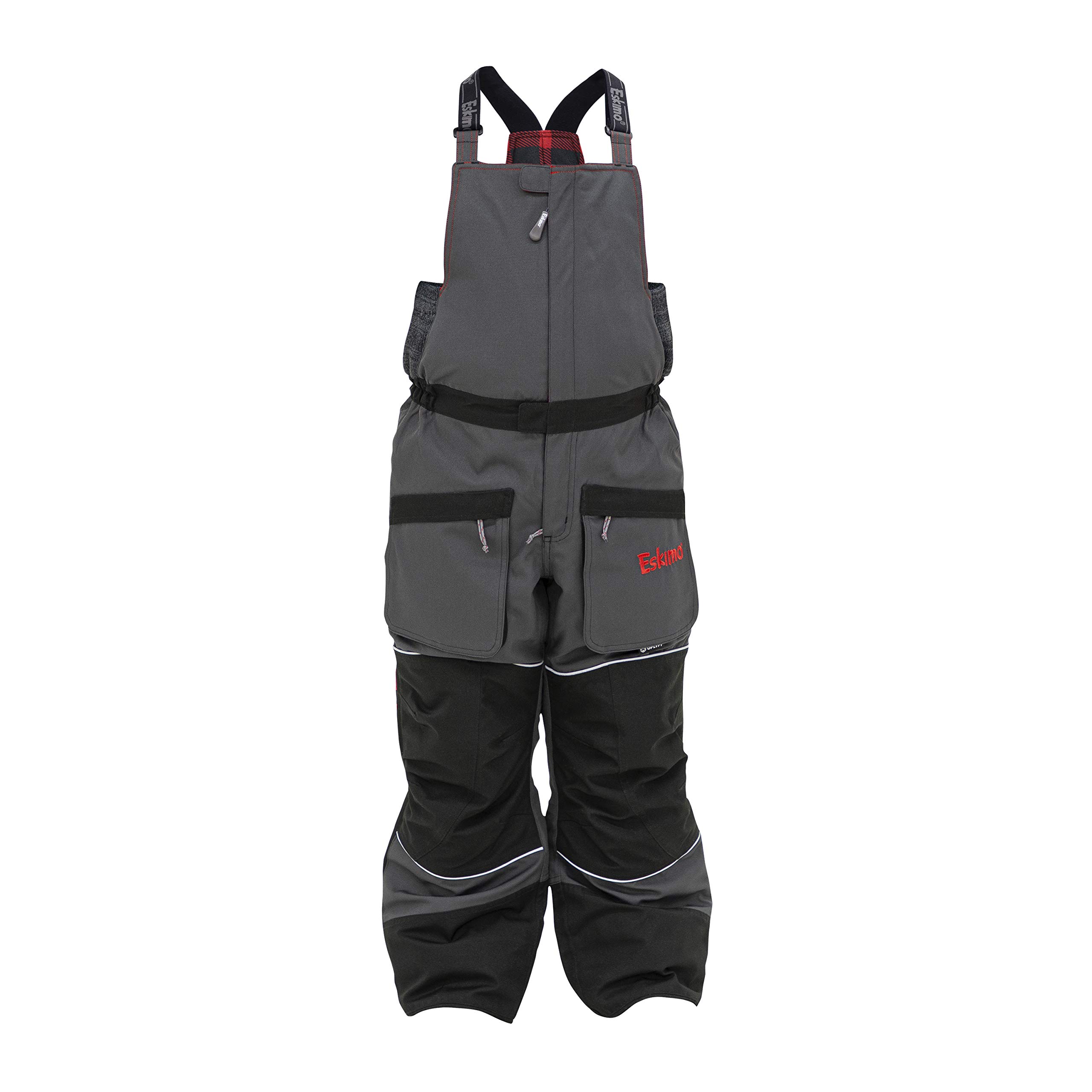 Eskimo Youth Keeper Bibs, Gray, Medium