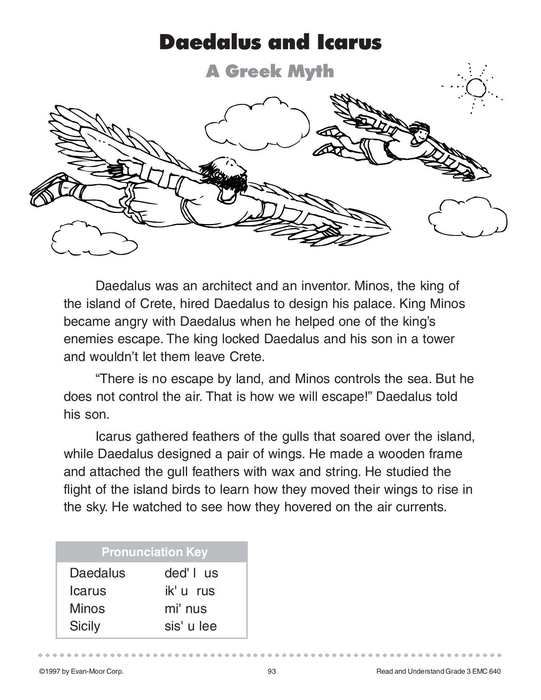 Daedalus and Icarus (A Greek Myth)