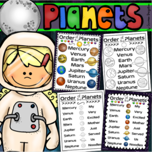 solar system order of the planets handouts