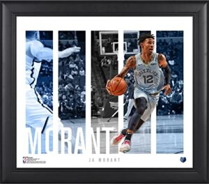 ja morant memphis grizzlies framed 15" x 17" player panel collage - nba player plaques and collages