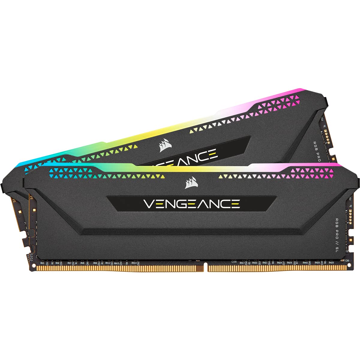 Corsair Vengeance RGB Pro 32GB (2x16GB) DDR4 4000 (PC4-32000) C18 Optimized for Intel Z490 – Black (CMW32GX4M2G4000C18)