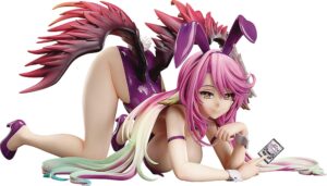 freeing no game no life -zero-: jibril (bare leg bunny version great war edition) 1:4 scale pvc figure, multicolor