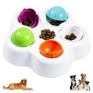 Dog Puzzle Toys Interactive Food Dispensing Dog Toys Puppy Puzzle Slow Feeder Perfect for Beginner Entertaining Pet IQ Intelligent Toy