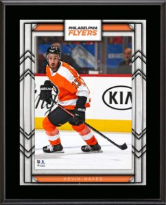 kevin hayes philadelphia flyers 10.5" x 13" sublimated player plaque - nhl player plaques and collages