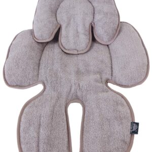 Long-Ci Baby&Toddler Head Support Reversible with Neck Body Pad for Car Seats,Strollers&Bouncers Grey