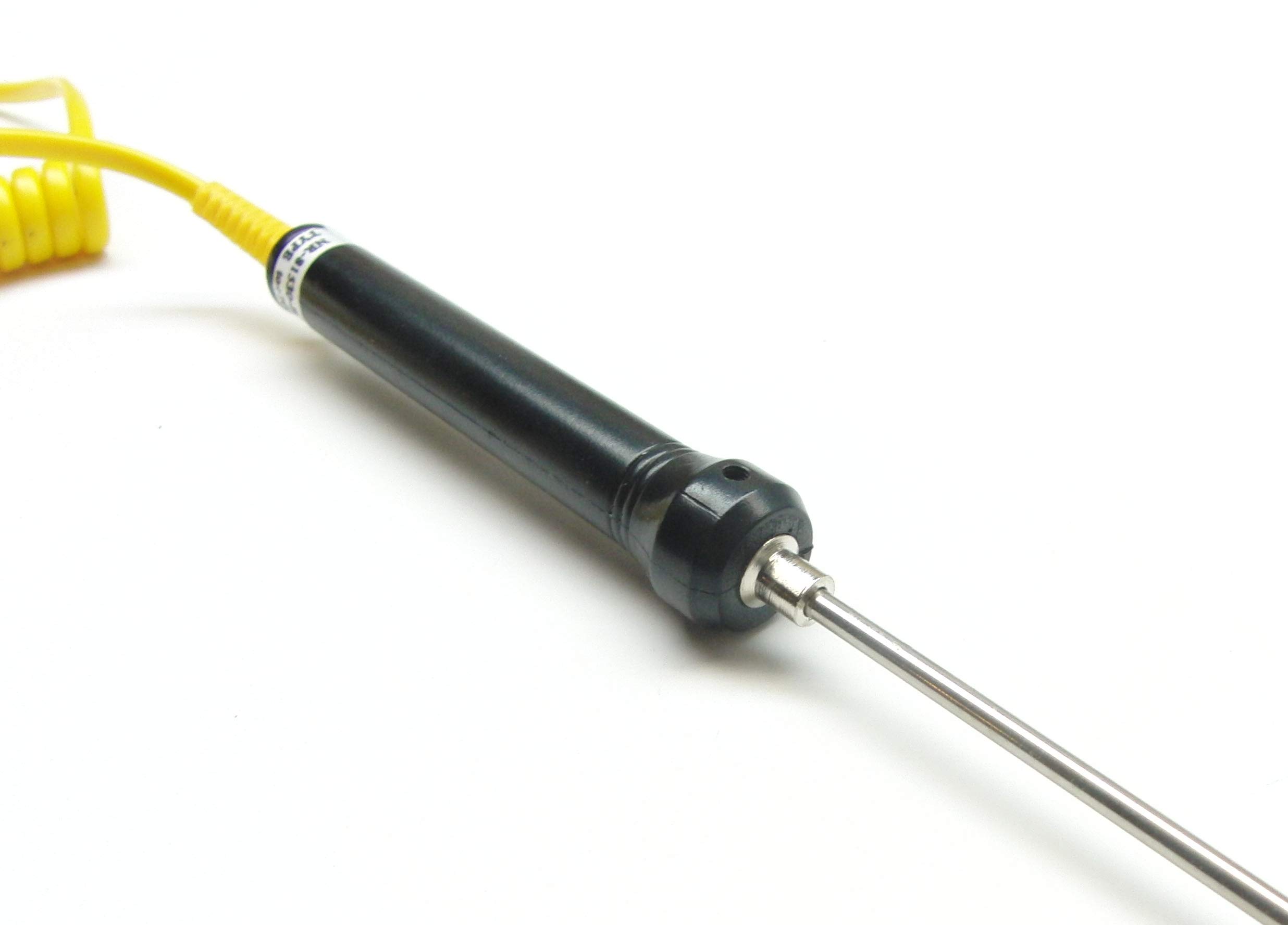 Pointy Tip Stainless Steel K-Type Thermocouple Probe Insertion Sensor