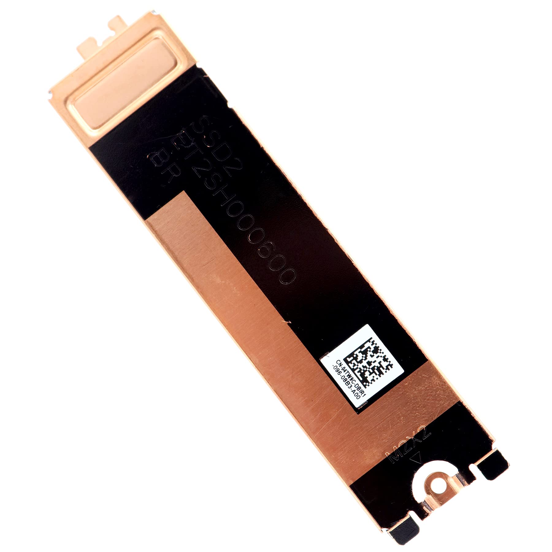 Deal4GO Slot 2 2280 M.2 SSD Heatsink Thermal Shield 04TW9C 4TW9C for Dell XPS 15 9500 9510 9520 9530 9570 Precision 5550 5560 5570 5580 Latitude 5500