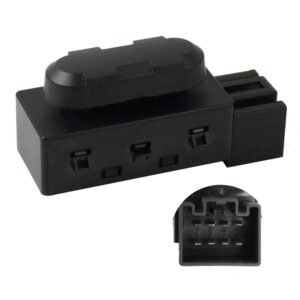 6 Way Power Seat Adjust Switch for Compatible with 2005-2015 Edge Escape Expedition Explorer Flex F150 F250 F350 F450 MKX, Replace OE 5F9T-14B709-AA, 9L3Z14A701A, SW605, PSW550