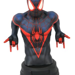 Diamond Select Toys Marvel Comic: Miles Morales 1:7 Scale Bust, Multicolor, 6 inches