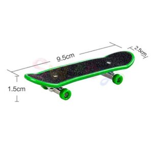 CAOREN Mini Skateboard, 2PCS Finger Board Tech Truck Mini Skateboards Alloy Stent Party Favors Gift